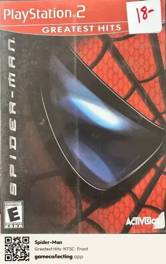 Spider-Man PlayStation 2, NTSC box front