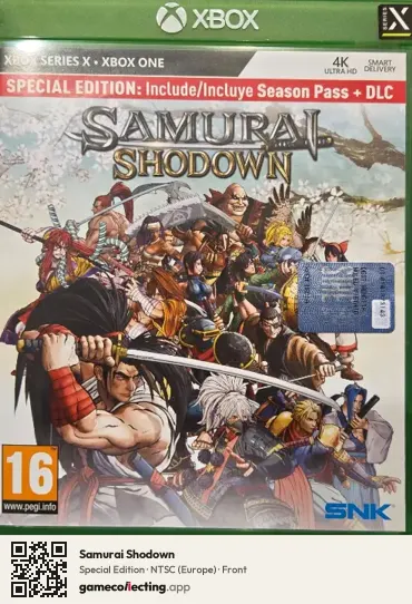 Samurai Shodown Xbox Series X, Europe box front