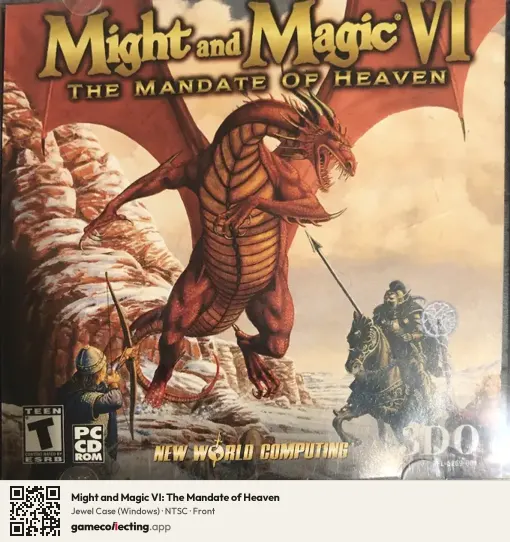 Might and Magic VI: The Mandate of Heaven Computer, NTSC box front