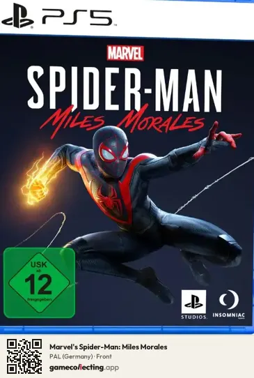 Marvel's Spider-Man: Miles Morales PlayStation 5, Germany box front