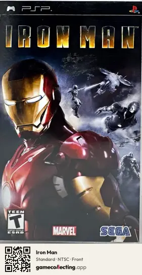 Iron Man PlayStation Portable, NTSC box front