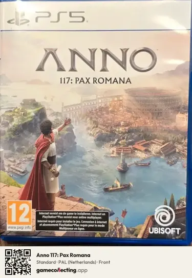 Anno 117: Pax Romana PlayStation 5, Netherlands box front