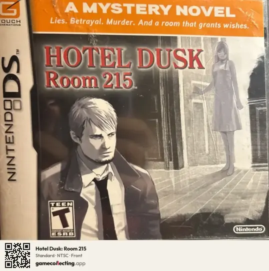 Hotel Dusk: Room 215 Nintendo DS, NTSC box front