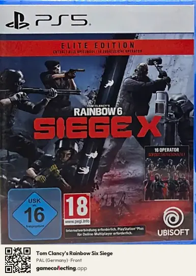 Tom Clancy's Rainbow Six Siege PlayStation 5, Germany box front