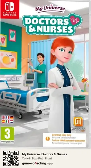 My Universe: Doctors & Nurses Nintendo Switch, PAL box front