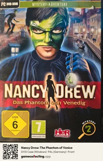 Nancy Drew: The Phantom of Venice Computer, Germany box front