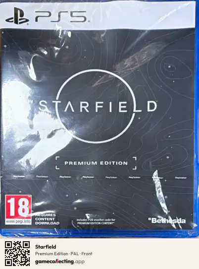 Starfield PlayStation 5, PAL box front