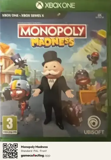 Monopoly Madness Xbox Series X, PAL box front
