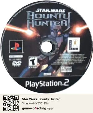 Star Wars: Bounty Hunter PlayStation 2, NTSC disc