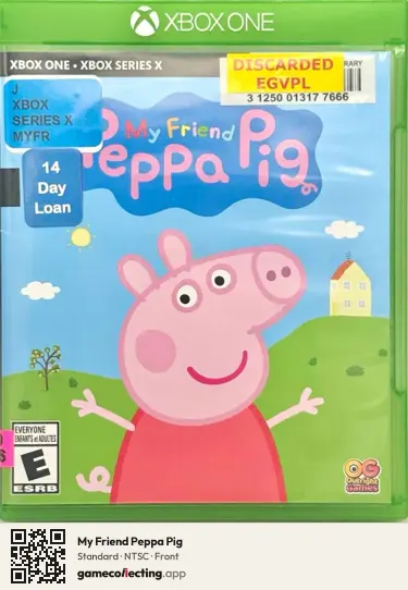 My Friend Peppa Pig Xbox One, NTSC box front