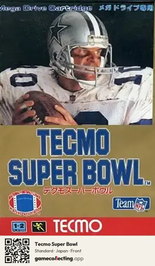 Tecmo Super Bowl Sega Mega Drive / Genesis, Japan box front