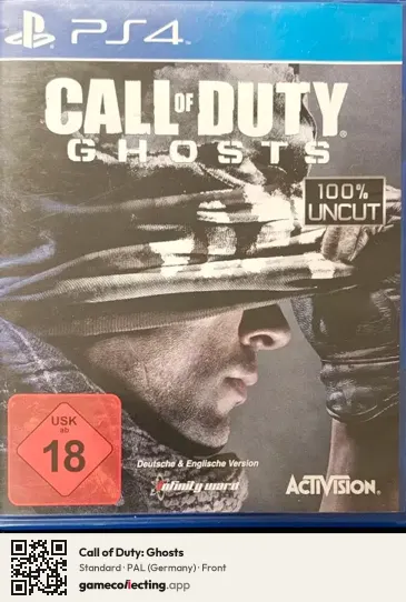 Call of Duty: Ghosts PlayStation 4, Germany box front