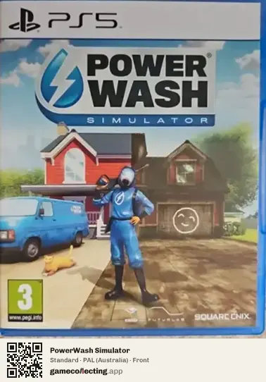 PowerWash Simulator PlayStation 5, Australia box front