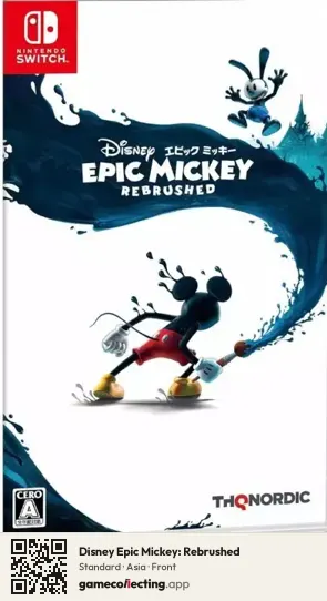 Disney Epic Mickey: Rebrushed Nintendo Switch, Asia box front