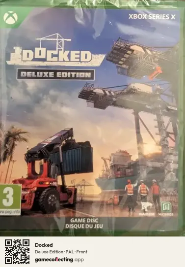 Docked Xbox Series X, PAL box front