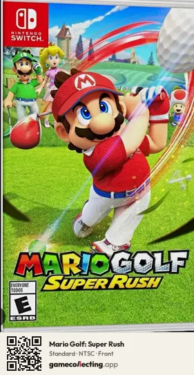 Mario Golf: Super Rush Nintendo Switch, NTSC box front