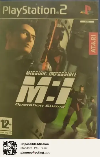 Impossible Mission PlayStation 2, PAL box front
