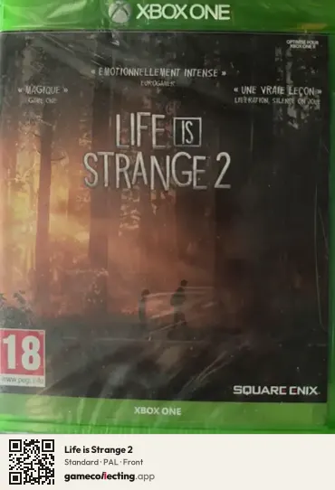 Life is Strange 2 Xbox One, PAL box front