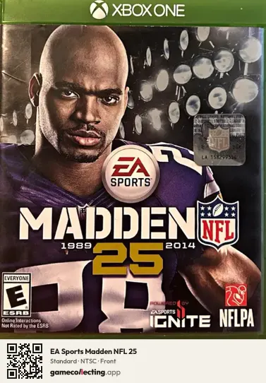 EA Sports Madden NFL 25 Xbox One, NTSC box front