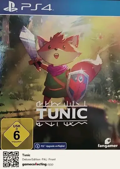 Tunic PlayStation 4, PAL box front