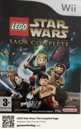 LEGO Star Wars: The Complete Saga Nintendo Wii, France box front