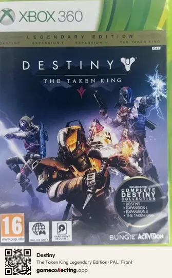 Destiny Xbox 360, PAL box front
