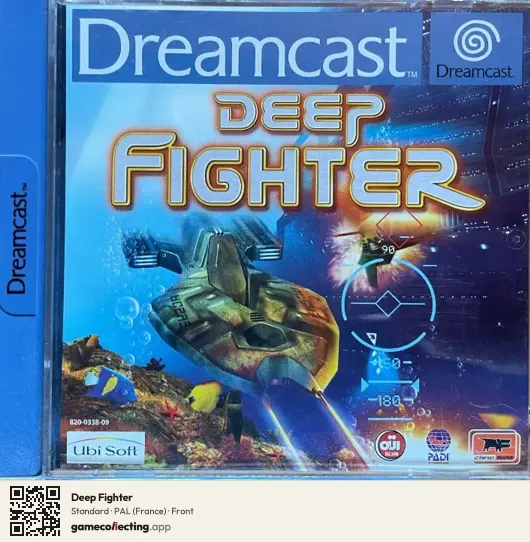 Deep Fighter Sega Dreamcast, France box front
