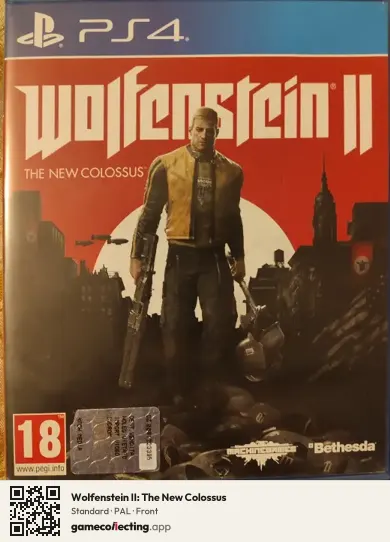 Wolfenstein II: The New Colossus PlayStation 4, PAL box front