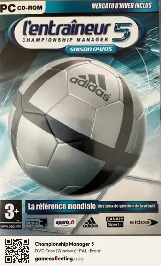 Championship Manager 5 Computer, PAL box front