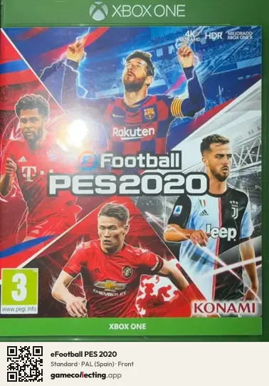 eFootball PES 2020 Xbox One, Spain box front