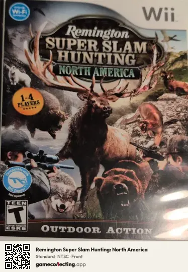 Remington Super Slam Hunting: North America Nintendo Wii, NTSC box front