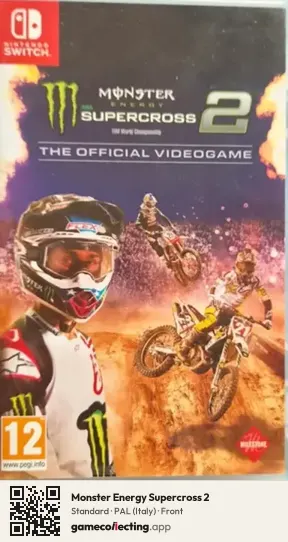 Monster Energy Supercross 2 Nintendo Switch, Italy box front