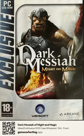 Dark Messiah of Might and Magic Computer, PAL box front