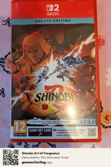 Shinobi: Art of Vengeance Nintendo Switch 2, Germany box front