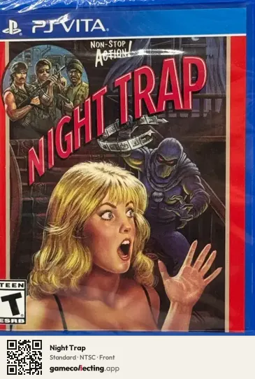 Night Trap PlayStation Vita, NTSC box front