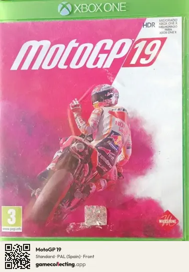 MotoGP 19 Xbox One, Spain box front
