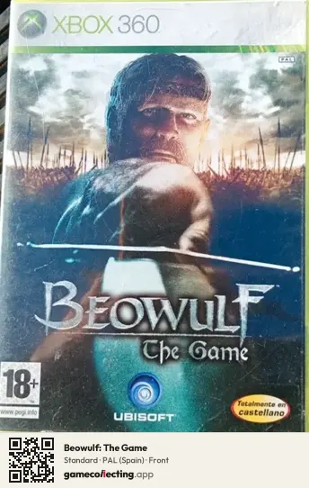Beowulf: The Game Xbox 360, Spain box front