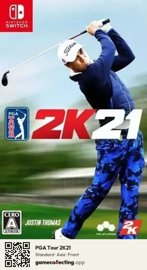 PGA Tour 2K21 Nintendo Switch, Asia box front