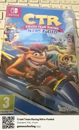 Crash Team Racing Nitro-Fueled Nintendo Switch, PAL box front
