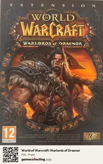 World of Warcraft: Warlords of Draenor Computer, PAL box front
