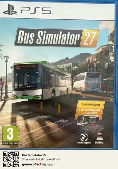 Bus Simulator 27 PlayStation 5, France box front
