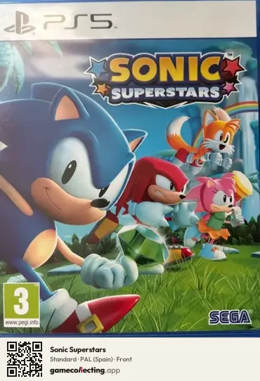 Sonic Superstars PlayStation 5, Spain box front