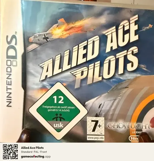 Allied Ace Pilots Nintendo DS, PAL box front