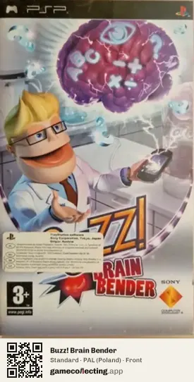Buzz! Brain Bender PlayStation Portable, Poland box front