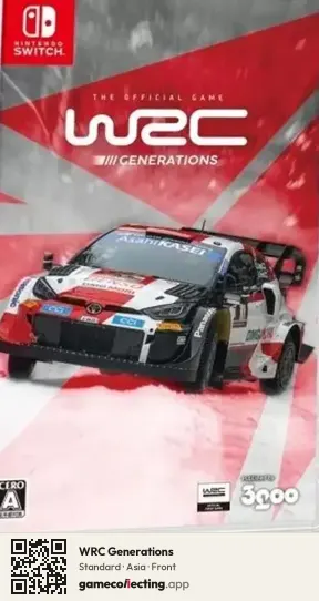 WRC Generations Nintendo Switch, Asia box front