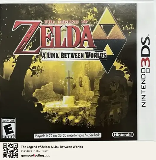 The Legend of Zelda: A Link Between Worlds Nintendo 3DS, NTSC box front