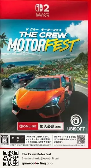 The Crew Motorfest Nintendo Switch 2, Japan box front