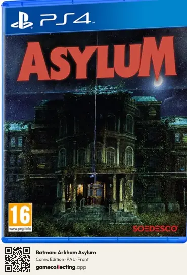 Batman: Arkham Asylum PlayStation 4, PAL box front