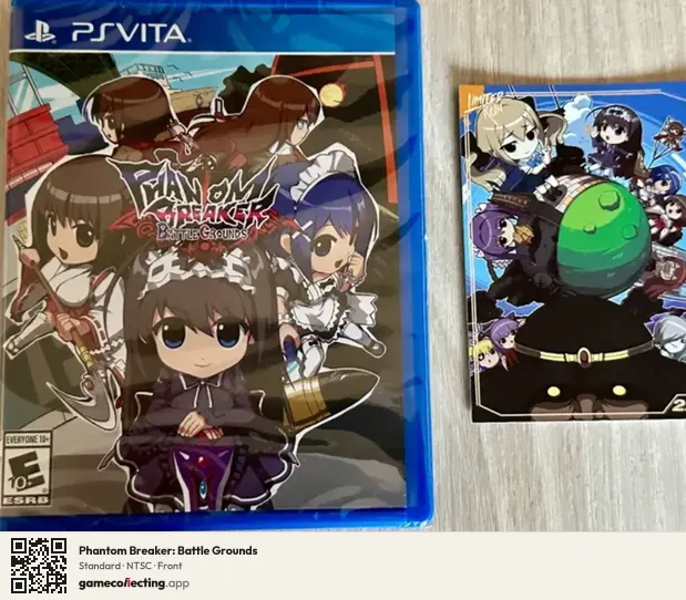 Phantom Breaker: Battle Grounds PlayStation Vita, NTSC box front
