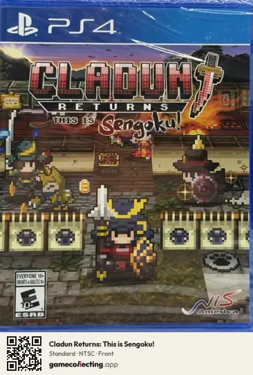 Cladun Returns: This is Sengoku! PlayStation 4, NTSC box front